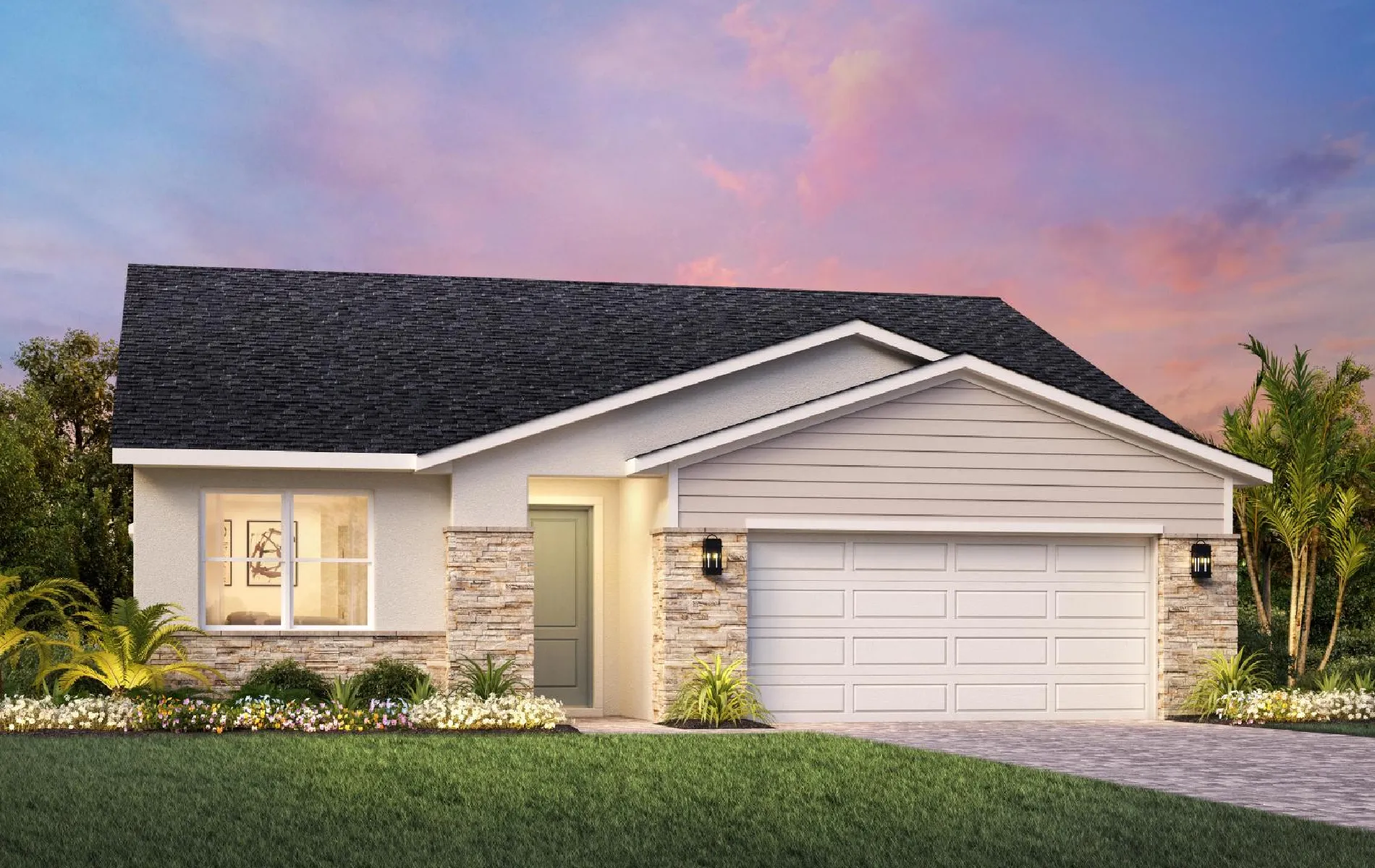 Arthur home model at Woodside Preserve