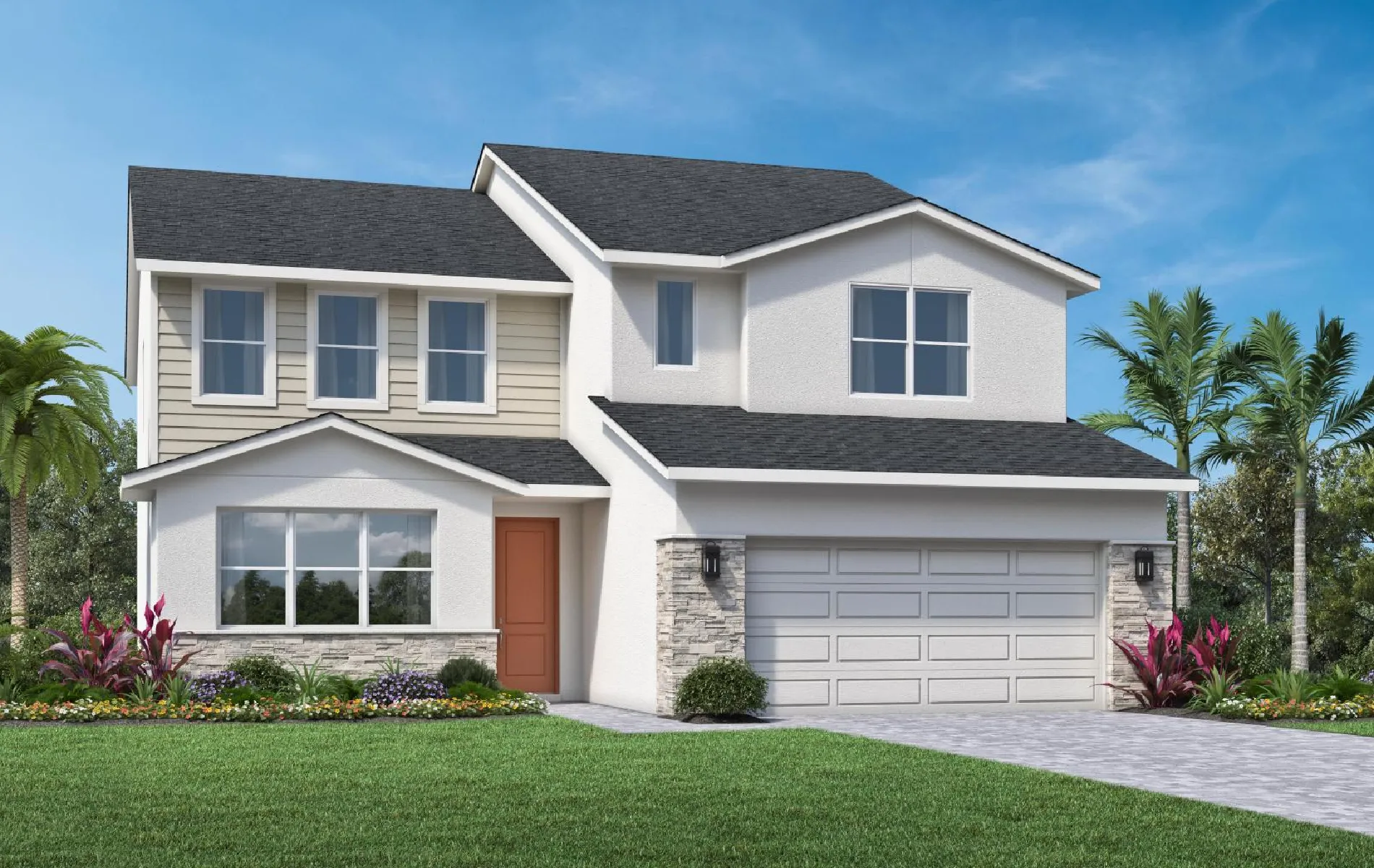 Ashley home model at Woodside Preserve