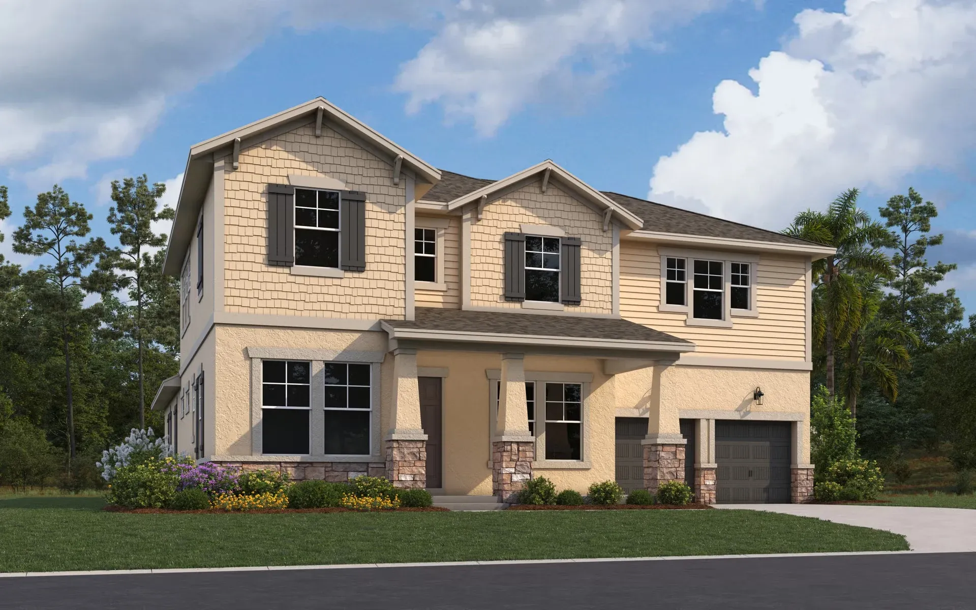 The Ellington II home model by Dream Finders Homes