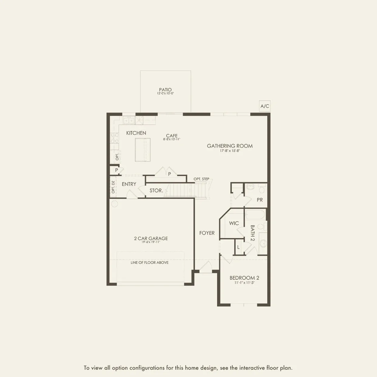 Imperial floor plan, floor 1