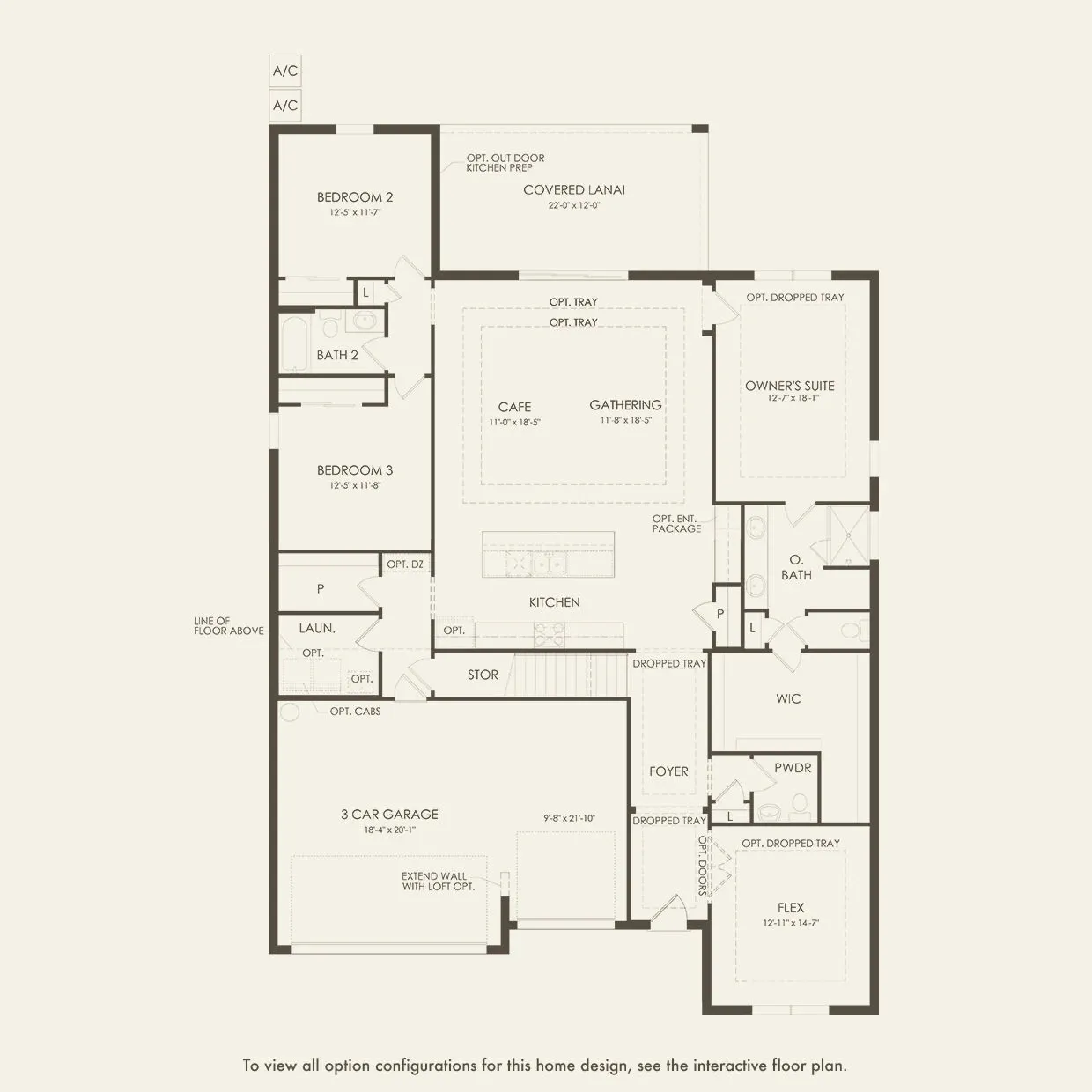Mahogany Grand floor plan, floor 1