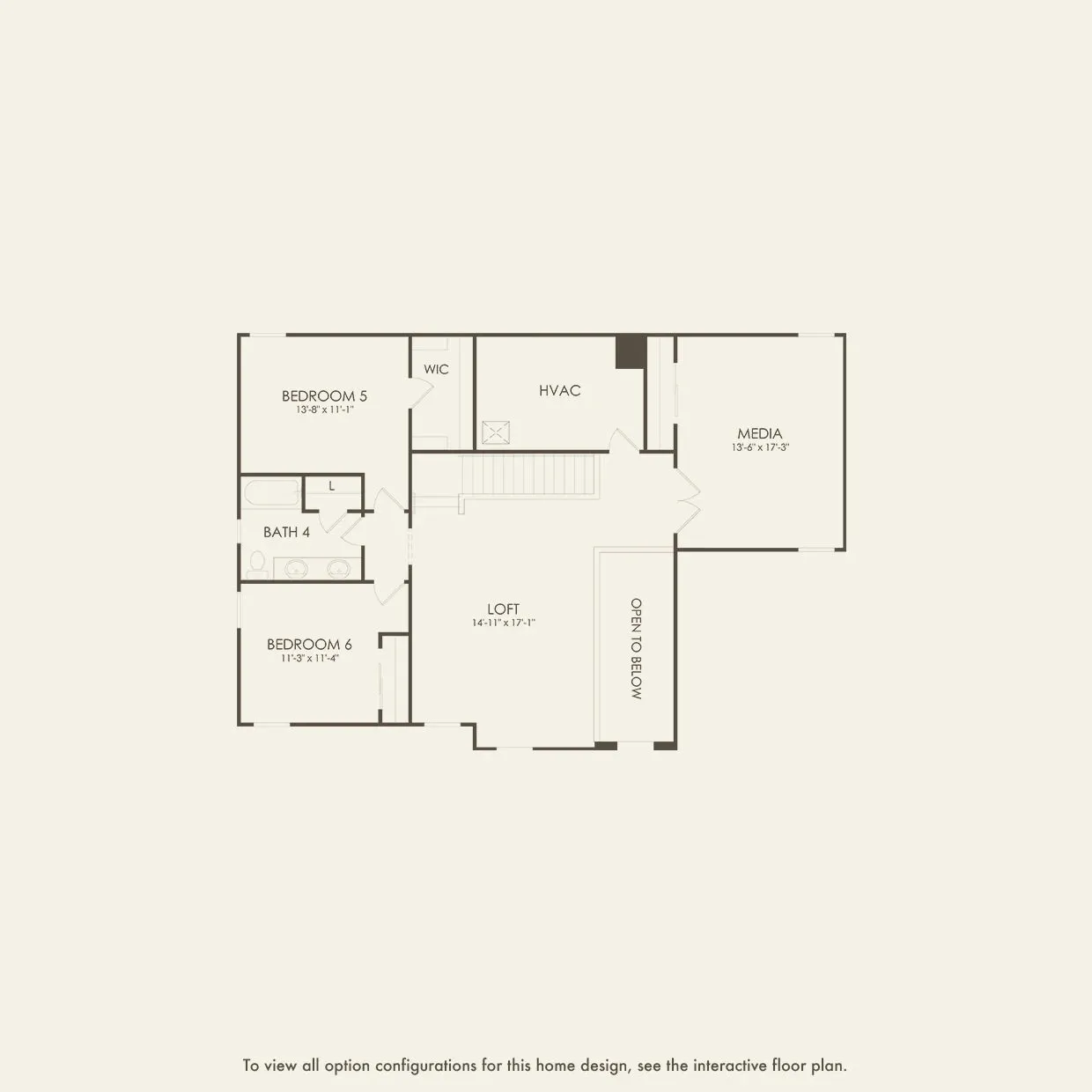Merlot Grand floor plan, floor 2