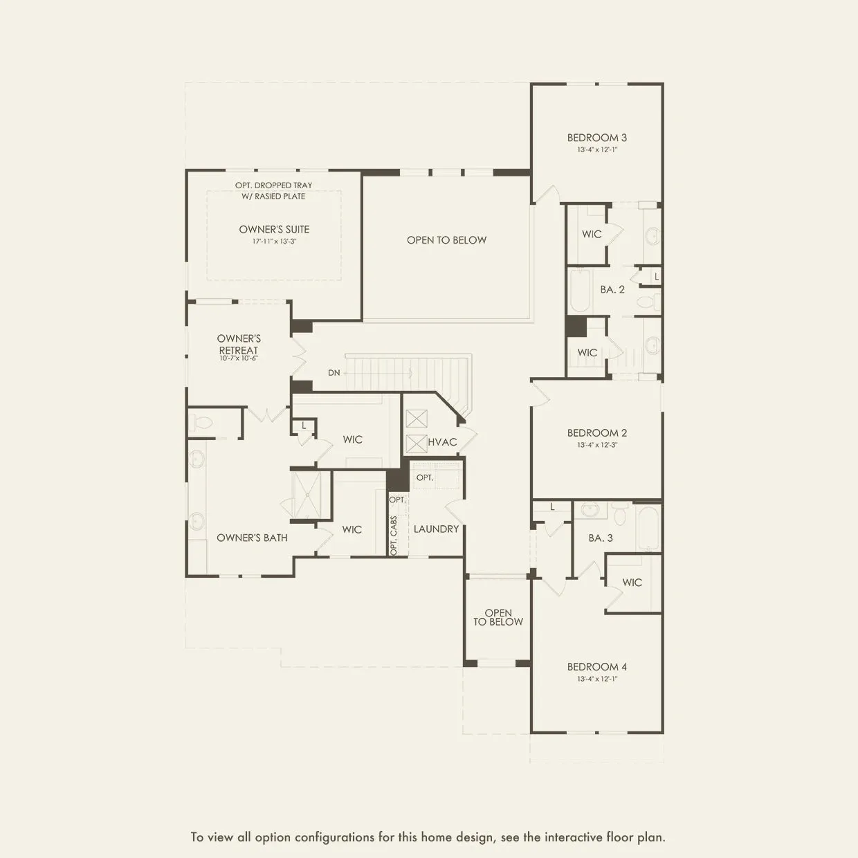 Roseland floor plan, floor 2