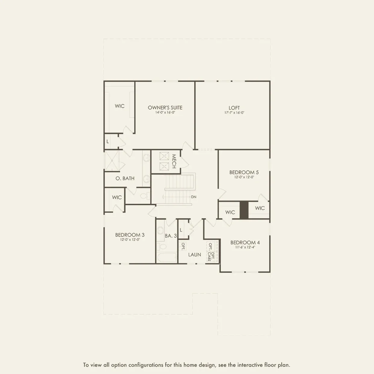Example floor plan: the Scarlett, floor 2