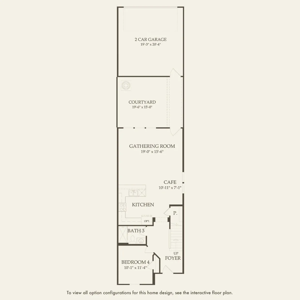 Trailwood Exterior Unit floor plan, floor 1