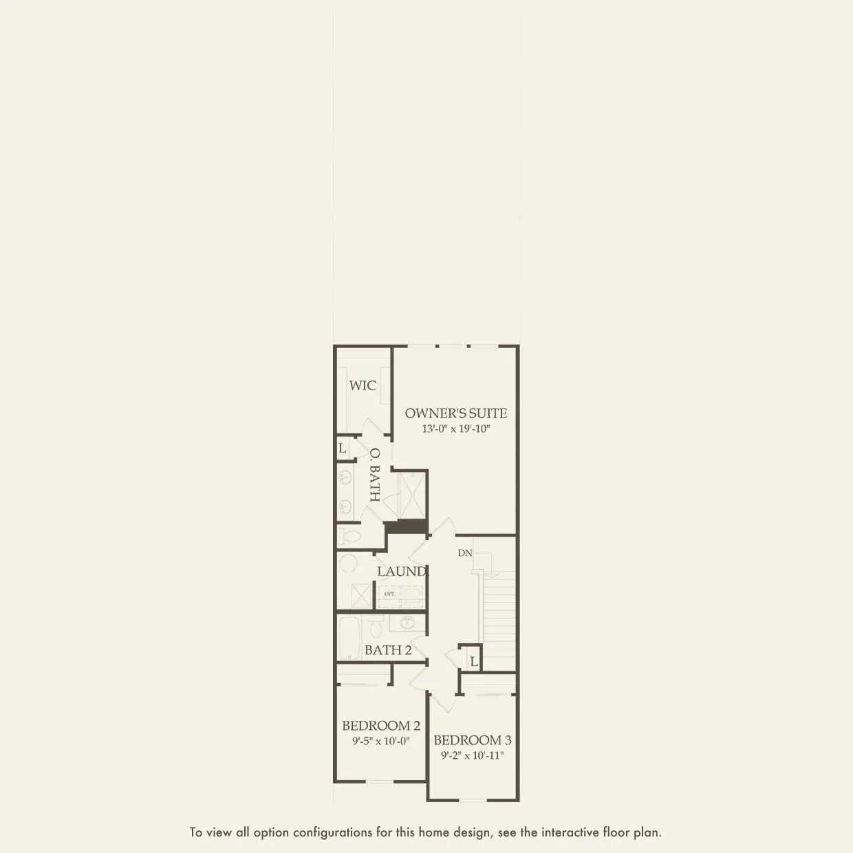 Trailwood Interior Unit floor plan, floor 2