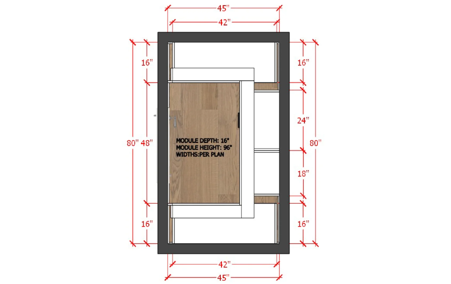 Closet 2 floor plan